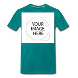 Custom Image Men's Premium T-Shirt - teal