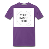 Custom Image Men's Premium T-Shirt - purple