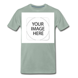 Custom Image Men's Premium T-Shirt - steel green