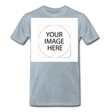 Custom Image Men's Premium T-Shirt - heather ice blue