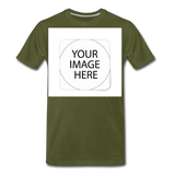 Custom Image Men's Premium T-Shirt - olive green