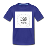 Custom Image Kids' Premium T-Shirt - royal blue