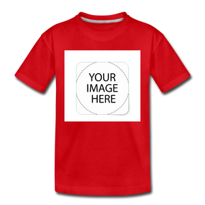 Custom Image Kids' Premium T-Shirt - red