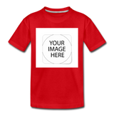 Custom Image Kids' Premium T-Shirt - red