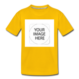 Custom Image Kids' Premium T-Shirt - sun yellow