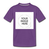 Custom Image Kids' Premium T-Shirt - purple