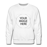 Custom Image Men’s Premium Sweatshirt - white