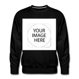 Custom Image Men’s Premium Sweatshirt - black