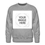 Custom Image Men’s Premium Sweatshirt - heather grey