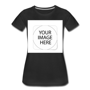Custom Image Women’s Premium T-Shirt - black