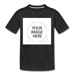 Custom Image Toddler Premium T-Shirt - black