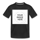 Custom Image Toddler Premium T-Shirt - black