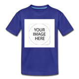 Custom Image Toddler Premium T-Shirt - royal blue