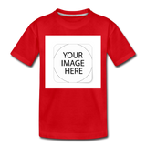 Custom Image Toddler Premium T-Shirt - red