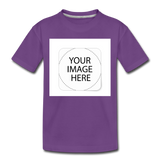 Custom Image Toddler Premium T-Shirt - purple