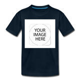 Custom Image Toddler Premium T-Shirt - deep navy