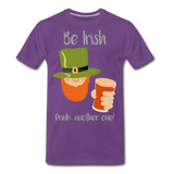 St Patrick Day Premium T-Shirt - purple