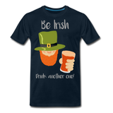 St Patrick Day Premium T-Shirt - deep navy