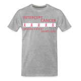 Cancer Awareness Men’s Premium Organic T-Shirt - heather gray