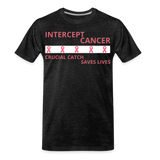 Cancer Awareness Men’s Premium Organic T-Shirt - charcoal grey