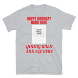 Custom Birthday Apparel Short-Sleeve Unisex T-Shirt