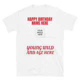 Custom Birthday Apparel Short-Sleeve Unisex T-Shirt