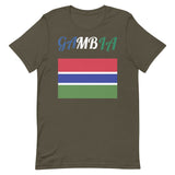 Gambia Flag Unisex T-Shirts