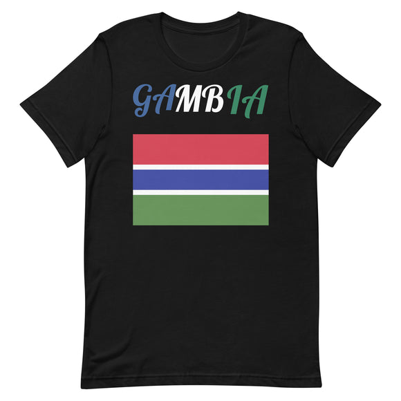 Gambia Flag Unisex T-Shirts
