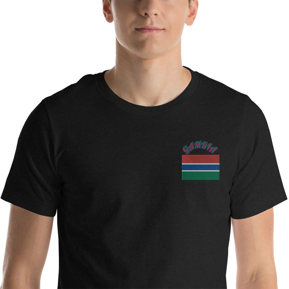 Gambian Flag Unisex T-shirt